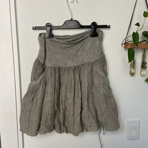 All Saints Gray Skirt